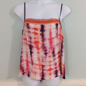 NWT Anthropologie Bl^nk Areena Cami Pink/Purple